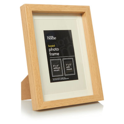 George Home light wood photo frame 7x5 inch, UK version
