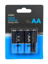 ASDA Super Alkaline AA Battery Pack