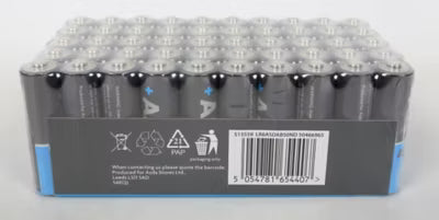 ASDA AA Long Life Super Alkaline Batteries 50 pack - British product