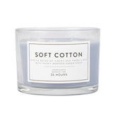 George Home Soft Cotton Multiwick Candle 330g, UK version