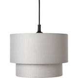 George Home Grey Two-Tier Pendant Light Shade