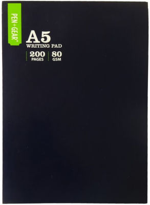 Pen & Gear A5 Blanko Schreibblock mit 100 Blatt 75 g/m² Papier