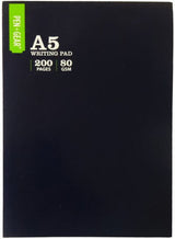 Pen & Gear A5 Plain Writing Pad with 100 Sheets 75gsm Paper