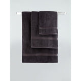 George Home Dark Grey Cotton Hand Towel Small