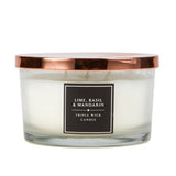 George Home triple wick candle lime basil mandarin 450g, UK version