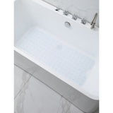 George Home Clear Extra Long PVC Bath Mat 100cm x 40cm