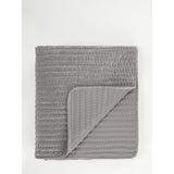 George Home Grey Embroidered Velvet Throw 150cm x 200cm