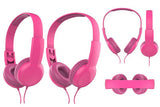 ONN Pink Kids Headphones 1.2m Cable , imported from the UK