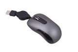 ONN Retractable Wired Laptop Mouse USB Powered Portable