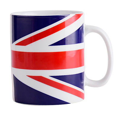 George Home Union Jack Single Mug printed ceramic cup design, UK version