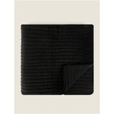 George Home Black Embroidered Velvet Throw 150 x 200 cm