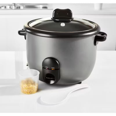 George Home Grey Rice Cooker and Steamer 1.8L, UK version