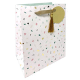George Home Speckle Tassel Gold Medium Gift Bag