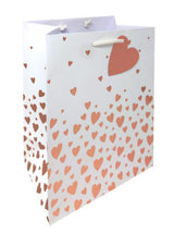 George Home Rose Gold Heart Gift Bag Medium