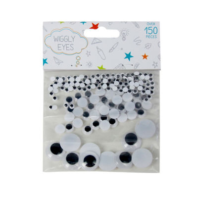 ASDA wiggly eyes 150 pieces - British product