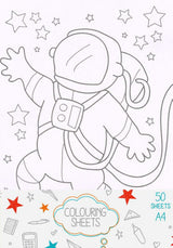 ASDA Loose Colouring Sheets Children's Activity Sheets 50 Sheets