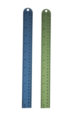 ASDA aluminum ruler assorted colours 30 cm - British product