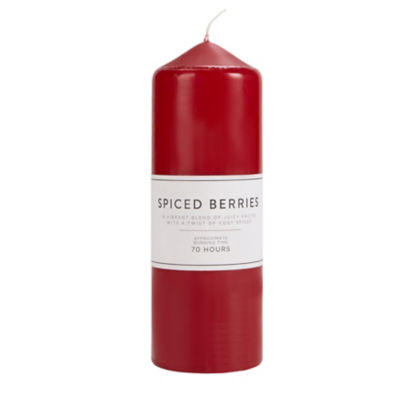 George Home Large Apple Spice Pillar Candle 530g, UK version