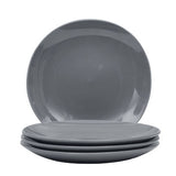 Microwave and Dishwasher Safe Grey Dinner Plate