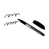 ASDA permanent markers black ink 3 pack - British product