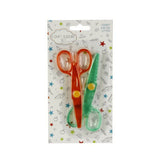 ASDA craft scissors set with straight and zig zag cutters - British product