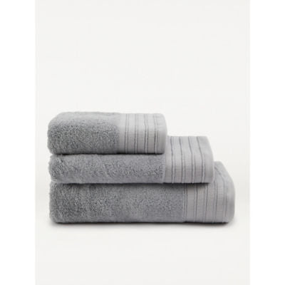 George Home Small Grey Bamboo Hand Towel
