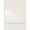George Home white Egyptian cotton face cloth, UK version