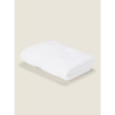 George Home white Egyptian cotton face cloth, UK version