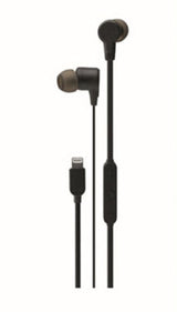 ONN Black Lightning Connector Earphones Phone Accessories