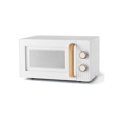 George Home White Scandi manual microwave oven 17L, UK version