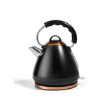 George Home Black Fast Boil Pyramid Kettle 1.7L