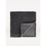George Home Charcoal Waffle Super Soft Throw 120x150cm