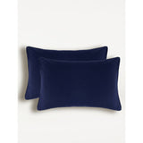 George Home navy pillowcase pair W48cm x L74cm, UK version