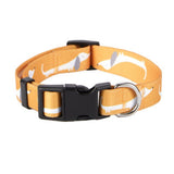 George Home Yellow Sausage Dog Pattern Adjustable Dog Collar 36cm to 51cm