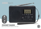 ASDA Tech portable AM/FM radio - British product