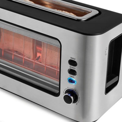 George Home Glass 2-Slice Toaster GGT101-22, UK version