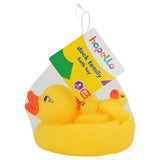 Hapello Rubber Duck Family 4-Piece Bath Toy Set