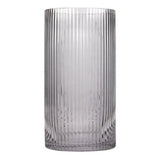 George Home Ribbed Glass Vase 11.7x11.7x23.4cm