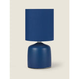 George Home navy table lamp 13x13x26cm, UK version