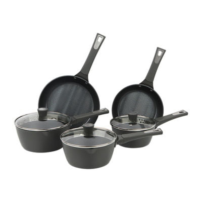 Gino D'Acampo 5 Piece Cookware Set Forged Aluminium