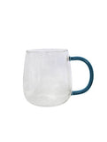 George Home blue handled glass mug, UK version