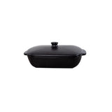 George Home Barbican Casserole Dish Black 24.5 x 22 x 11 cm