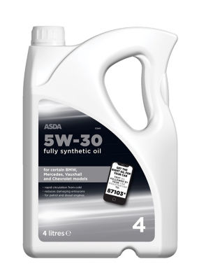 ASDA 5W-30 Fully Synthetic Engine Oil for BMW 4L