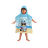 Bluey Relax poncho towel 50 x 115cm - British product