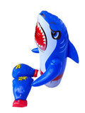 Hapello inflatable shark bop bag 91cm height, UK version