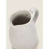 George Home white ceramic ribbed jug, UK version