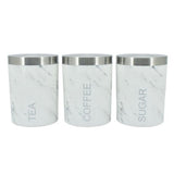George Home marble plastic canisters 850ml, UK version
