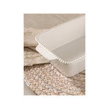 At Home with Stacey Solomon white beaded 20cm roaster - British product