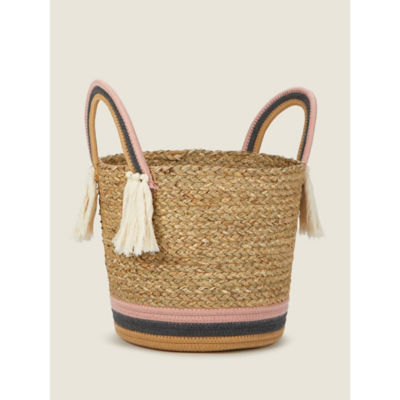 George Home natural rainbow small storage basket, UK version