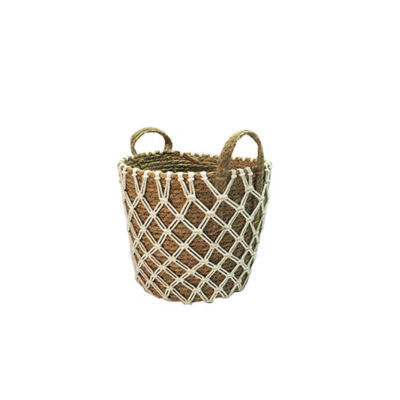George Home natural geometric storage basket 13 litre, UK version